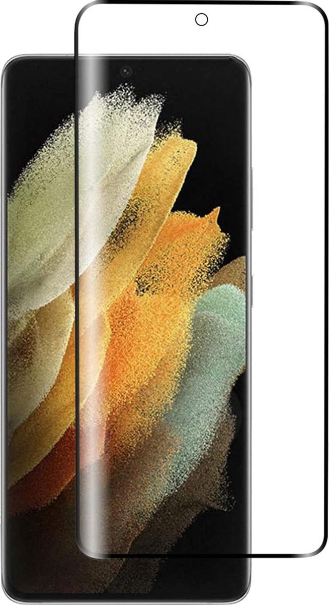Screenprotector geschikt voor Samsung S21 Ultra - Full Glas PET Folie
