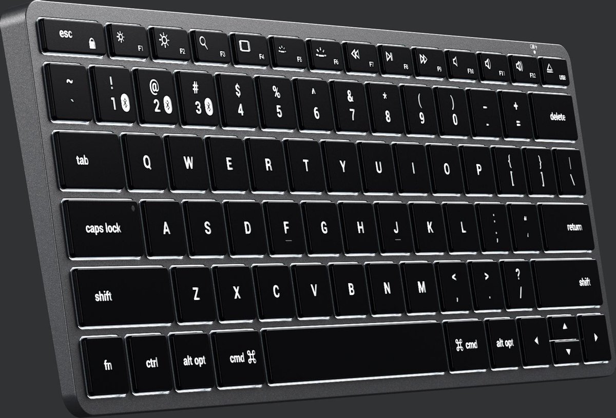 Satechi Slim X1 Bluetooth Toetsenbord - QWERTY - Grijs thumbnail 6