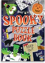 Uitdeelcadeautjes - Puzzle book "Spooky" 8 Stuks 10x14 cm ENGELSTALIG - Trakteren - Traktatiecadeu - Kinderfeestje