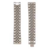 KRAEK Zilver Staal - horlogebandje met quick release - Zilveren Schakelband - 18 mm bandje - Easy click - Met inkort set - Stalen Armband
