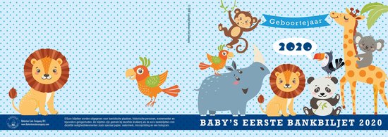 0 Euro biljet 2020 - Baby's eerste bankbiljet in cadeauverpakking jongen van Euro Souvenir Shop — afbeelding 3