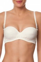 Lise Charmel strapless BH Exception Charme - ecru - 80C