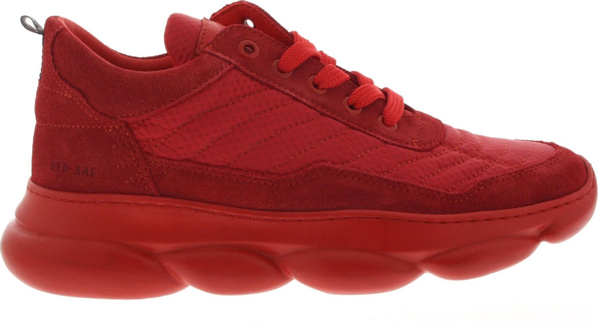 sneakers red rag
