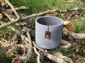 Causeway Bay Barga bloempot cement light cylinder (Anth) Ø11,5 cm