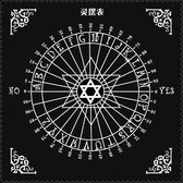 Pendelkleed - Pendelen - Mat - Pendel kleed - Spiritueel - Waarzeggerij - Tarot - Pad Slinger - Magic - Magie - Pentagram - Altaar - 30x30cm