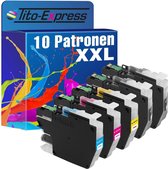 PlatinumSerie 10x inkt cartridge alternatief voor Brother LC-3211