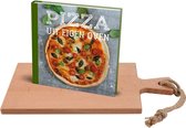 Bowls and Dishes | Set - Puur Hout Borrelplank - Tapasplank - Kaasplank - Hapjesplank - Serveerplank 38cm + Pizza uit eigen oven