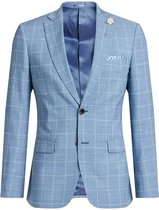 WE Fashion Heren slim fit blazer met ruitdessin, Troy