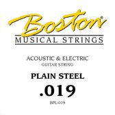 Snaar elektrische/akoestische gitaar Boston BPL-019 Steel .019
