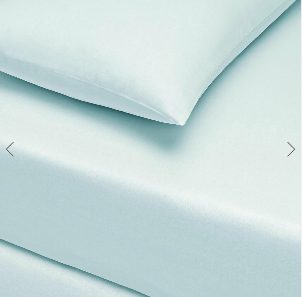 Linens - Basic Hoeslakenset (laken + 2 kussenslopen) Super King - 180x200 cm - %100 Cotton - MINT