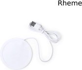 Warmhoudplaatje - Mok Warmhouder - Opwarm Plaat - USB - Wit - Rheme