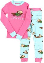 Kinderpyjama LazyOne Otter Be Kids met bedrukte broek - 116