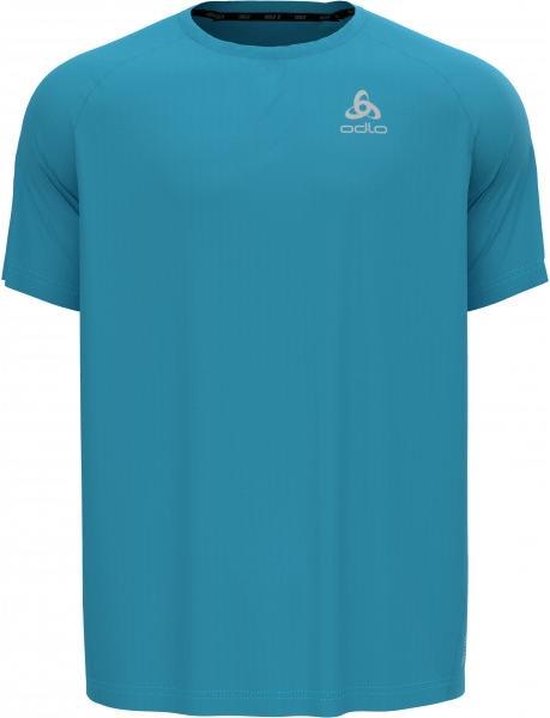 ODLO T-shirt s/s crew neck ESSENTIAL CHILL-TE - horizon blue - Mannen - Maat S