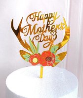 Taarttopper "Happy Mothers Day" | Bakken - Versiering - Moederdag