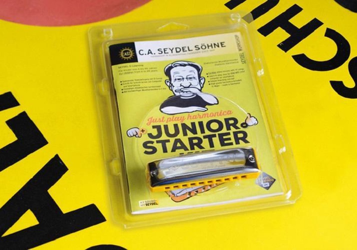 Seydel Junior/Kids - Mondharmonica - Starter Kit met begeleiding - voor kinderen - beginners
