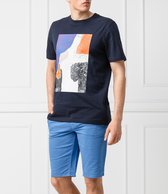 Hugo Boss Casual Tshirt - Donker Blauw - Maat 3XL