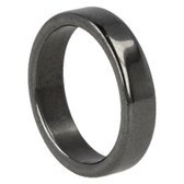 Edelstenen Ring Hematiet Plat (5 mm - Maat 18)