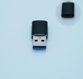 USB 3.0 naar USB-C Adapter - Koppelstuk - Zwart