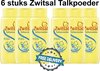 Zwitsal Talkpoeder 6 stuks | 6 x 100 g | Baby  talkpoeder | Verfrist & Absorbeert
