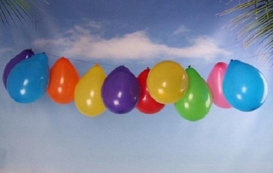 Glad Magazijn andere Ballonslinger Lint - Ballonnen Lijn - 5 meter Ballonlint - Verjaardag  Slingers | bol.com
