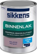 Sikkens Binnenlak - Verf - Zijdeglans - Mengkleur - RAL4009 - 1L