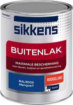 Sikkens Buitenlak - Verf - Hoogglans - Mengkleur - RAL5002 - 1 liter