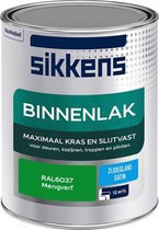 Sikkens Binnenlak - Verf - Zijdeglans - Mengkleur - RAL6037 - 1 liter
