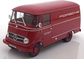 Mercedes-Benz L319 Porsche Renndienst 1955 (Rood) (27cm) 1/18 Norev - Modelauto - Schaalmodel - Model auto - Miniatuurautos - Miniatuur auto