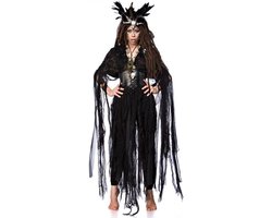 Mask Paradise - Voodoo Witch Kostuum - Zwart