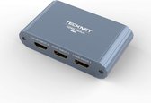 Tecknet tweerichtings HDMI Splitter switch 1-in-3-Out / 3-in-1-Out | Ondersteunt 4K 3D 1080P HD | Plug & Play