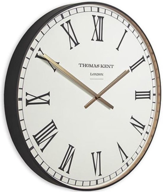 Thomas Kent - Klok Clocksmith RC M - 40cm - Zwart met goud