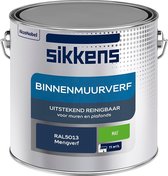 Sikkens - Binnenmuurverf - Muurverf - Mengkleur - Mat - RAL5013 - 2.5L