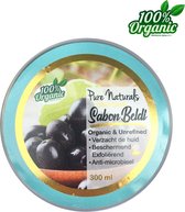 Sabon Beldi 300 ml - 100% natuurlijke zwarte olijvenzeep - exfoliërend - reinigt de huid van dode huidcellen - verzacht en verstevigd de huid - Biologisch - Pure Naturals