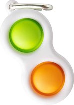 Fidget Toy Groen/ Orange -Simple Dimple Fidget- speelgoed, Baby Sensorisch Speelgoed Sensorisch Fidget- speelgoed Stress Relief Handspeelgoed Vinger Handspinner Push Bubble Sensory