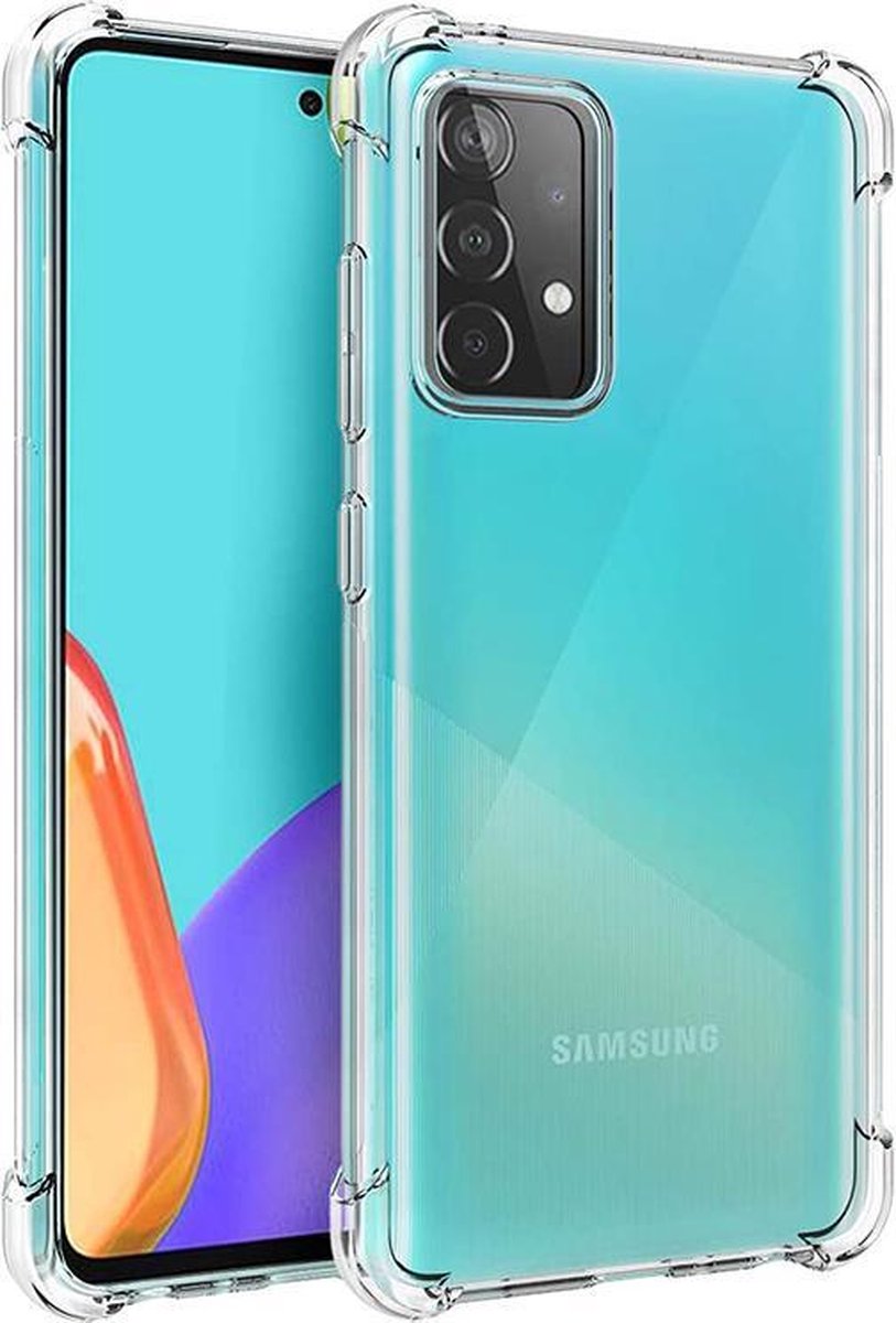 Samsung Galaxy A72 Hoesje - Transparant Shock Proof Case