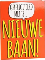 Paper Dreams Wenskaart Nieuwe Baan! 16 X 12,5 Cm Oranje