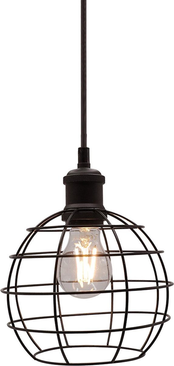 Hanglamp Hugo - inclusief LED lamp met helder glas - dimbaar