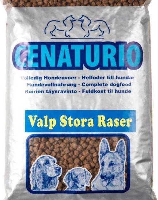 Cenaturio Valp Stora Raser - Puppyvoer - 15 KG - Puppy 1 tot 14 maanden (middel & grote rassen) - De voeding wat een dier nodig heeft om fit en gezond te blijven!