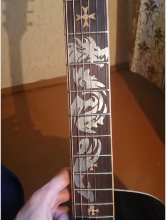 Pick Guard, PVC Akoestische Gitaar Slagplaat Houtnerf Patroon