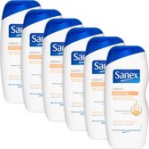Sanex Dermo Sensitive Douchegel - 6 x 250 ml - Douchegel Voordeelverpakking