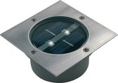 Solar Buiten Grondspot 2 LED Lamp Vierkant