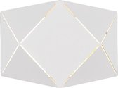 LED Wandlamp - Wandverlichting - Trinon Zanda - 6W - Warm Wit 3000K - Rond - Mat Wit - Aluminium