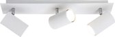 LED Plafondspot - Trinon Mary - GU10 Fitting - 3-lichts - Rechthoek - Mat Wit - Aluminium