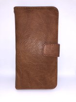 iPhone 11 Luxury Wallet/ Book Case met pasjes (2 In 1) (Bruin)