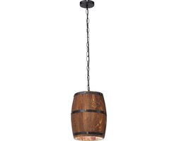 Lamp - Wijnvat - Wijnvat Lamp - Decoratie - Naturel - Verlichting - Wijnvaten - Lampen - Wijn vat - LED Verlichting - Hanglamp - Amerikaans - Woonkamer / Mancave - Cave & Garden