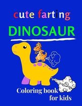 cute farting dinosaur coloring book for kids