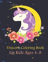 Unicorn Coloring Book for Kids Ages 4-8