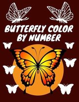 butterfly color by number