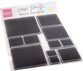 Marianne Design Clear stamps - Colorful silhouette Basic squares