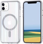 Apple iPhone 11 TPU Backcover hoesje - Zilver